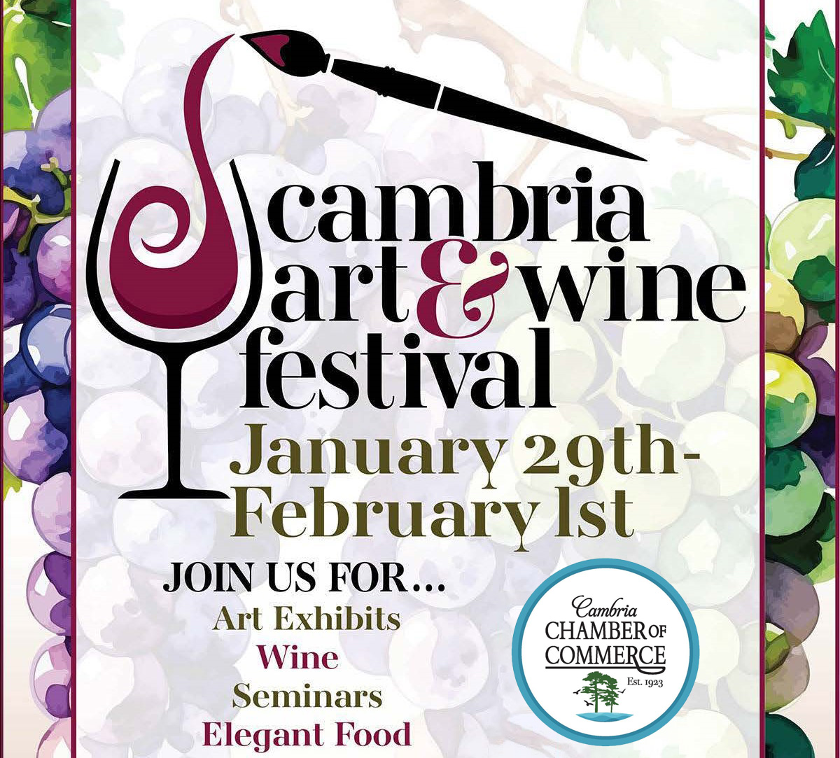 Win tickets to the Cambria Art & Wine Fest.